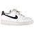 Tênis Nike Air Force 1 Baixo em Couro Branco Cru