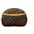 Bolso de Hombro de Cuero Monogram Blois de Louis Vuitton Castaño