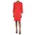 Hermès Rotes Kaschmir-Midi-Kleid mit V-Ausschnitt - Größe UK 6
