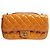 Chanel Borsa a soffietto in vernice gialla 2015 Giallo