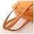 Borsa Boston Hermès Victoria2 35cm in Taurillon Clemence Arancione - vista 4