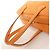 Borsa Boston Hermès Victoria2 35cm in Taurillon Clemence Arancione - vista 7