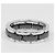Chanel Ultra K18 White Gold Ceramic Ring Black - view 7