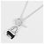 Collana Hermès Amulette Constance in Argento 925 Metallico - vista 3