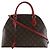 Borsa 2 in 1 Alma Monogram Louis Vuitton Marrone