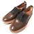 Autre Marque Sapatos Loafer de Plataforma em Couro Clergerie Marrom