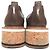 Autre Marque Sapatos Loafer de Plataforma em Couro Clergerie Marrom - vista 3