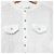 Autre Marque Histoire Arpege Histoire Arpege Gilet en Laine Spangle Flag Blanc - vue 3