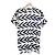 Comme Des Garcons Camiseta de algodón impresa Comme des Garçons Homme Deux Negro Blanco