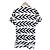 Comme Des Garcons Camiseta de algodón impresa Comme des Garçons Homme Deux Negro Blanco - vista 2