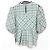 Autre Marque Diagrama GRACE CONTINENTAL Top Sheer Buff Verde - vista 2