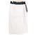 Autre Marque Falda Maxi de Cuero y Algodón BLAMINK Blanco Blanco roto
