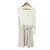 Autre Marque Tweed-Docking-Strickkleid von BLUE LABEL CRESTBRIDGE Weiß Beige