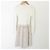 Autre Marque Tweed-Docking-Strickkleid von BLUE LABEL CRESTBRIDGE Weiß Beige - Ansicht 2