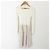 Autre Marque Tweed-Docking-Strickkleid von BLUE LABEL CRESTBRIDGE Weiß Beige - Ansicht 3
