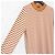 Autre Marque JOSEPH Ripstrick-Shirt mit Rand Braun Weiß Orange - Ansicht 4