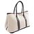 Borsa Tote PM Garden Party di Hermès Marrone Crudo - vista 2
