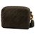 Camera Bolsa de câmera em camurça matelassada diagonal verde CC da Chanel com tassel de diamante Verde oliva - vista 2