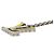Collana Pendente Louis Vuitton in Argento, Giallo e Bianco - vista 2