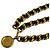 Chanel Cambon Chain Leder Gürtel Schwarz Golden - Ansicht 5
