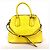 Borsa in pelle gialla Prada BL0902 Giallo - vista 2