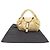 Borsa Spy Fendi in pelle dorata D'oro - vista 2