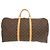 Borsa Keepall Bandoulière 60 Monogram Louis Vuitton Marrone - vista 2
