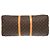 Borsa Boston Monogram Keepall Bandoulière 60 Louis Vuitton Marrone - vista 3