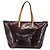 Borsa Bellevue Louis Vuitton Monogram Vernis GM Bordò - vista 2