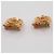 Chanel CC Bottone Clip-On in metallo D'oro - vista 3