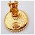 Chanel Vintage CC Bottone Rotondo Clip-On Metallo D'oro - vista 5