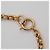 Pendente Chanel Vintage CC Heart Long in metallo XL D'oro - vista 4