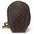 Zaino Vintage Louis Vuitton Ellipse PM M51125 Monogramma Marrone