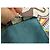 Aline Hermès CHALE HERMES CENT PLIS DES MIAO 140 CM CASHMERE SETA SCIALLE FULARD Blu - vista 17