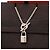 Hermès Collana Pendente Cadenas Kelly in Argento Sterling Hermes - vista 2