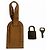 Borsa a mano Monogram Deauville Louis Vuitton Marrone - vista 5