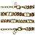 Collana Christian Dior D'oro Metallico - vista 3