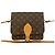 Borsa a Spalla Cartouchiere Monogram Louis Vuitton Marrone - vista 2
