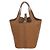 Borsa in pelle Picotin Lock PM di Hermès Marrone - vista 2