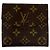Portafoglio Billet Monogram Trifold Louis Vuitton Marrone - vista 2