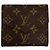 Portafoglio Billet Monogram Trifold Louis Vuitton Marrone - vista 3