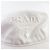 Cappello bucket in cotone ricamato con logo Prada Bianco - vista 5