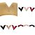 Bracciale Cuff Essential V Colorama di Louis Vuitton D'oro - vista 6
