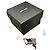 Spilla Saint Laurent Strass Nera Acciaio Nero