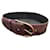 Cinturón Saint Laurent Python Rojo Burdeos  - vista 1
