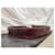 Cinturón Saint Laurent Python Rojo Burdeos  - vista 2