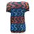 Issey Miyake Top PLEATS PLEASE S SNAKE Azul Multicolor - vista 3