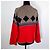 Kenzo Jungle Vintage Pullover der 1980er Jahre Rot Mehrfarben - Ansicht 2