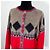 Kenzo Jungle Vintage Pullover der 1980er Jahre Rot Mehrfarben - Ansicht 4