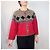 Kenzo Jungle Vintage Pullover der 1980er Jahre Rot Mehrfarben - Ansicht 7